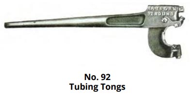 No. 92 Tubing Tong